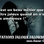 C'est un beau métier que C est un beau métier que d être jaloux quand on n est pas amoureux ! CITATIONS JALOUX JALOUSE