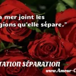  La mer joint les régions qu elle sépare.  CITATION SÉPARATION