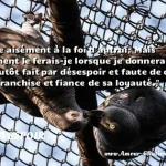  Je me fie aisément à la foi d autrui. Mais malaisément le ferais-je lorsque je donnerais à juger l avoir plutôt fait par désespoir et faute de coeur que par franchise et fiance de sa loyauté.  CITATION ESPOIR
