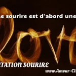  Le sourire est d abord une  CITATION SOURIRE