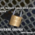  D un baiser sous une nuit étoilée  PROVERBE AMOUR